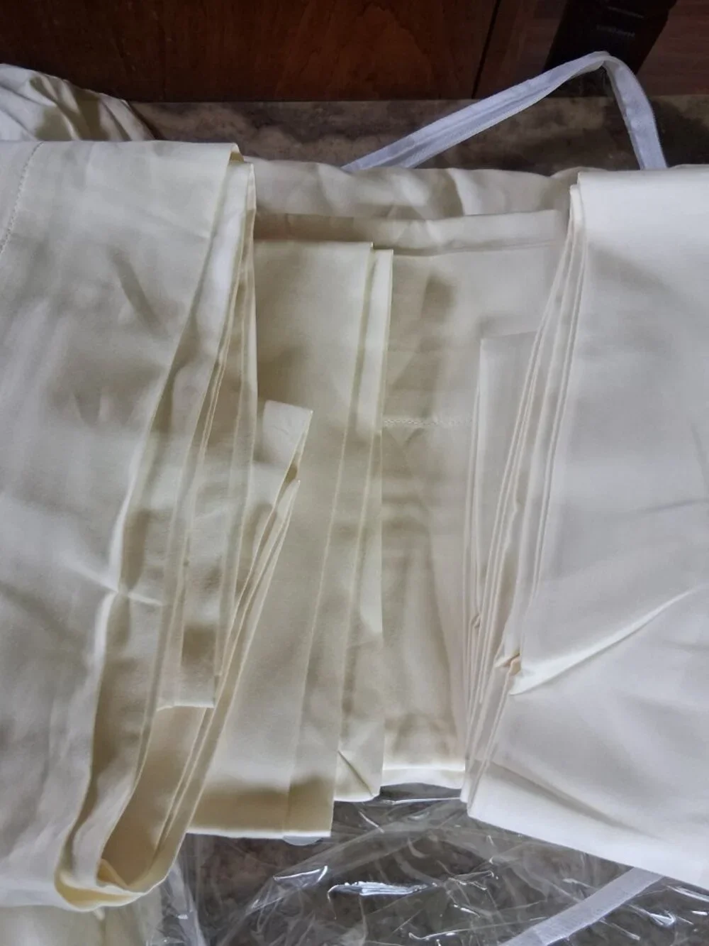 Boll & Branch Signature Hemmed Cream KING Organic Cotton Duvet Cover & Shams Set